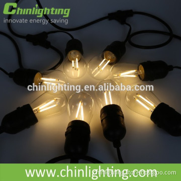Hot sell 1.5W E26 E27 110V 220V outdoor led bulb led string S14 led bulb for wet location UL listed